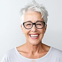 Happy older woman with a beautiful smile
